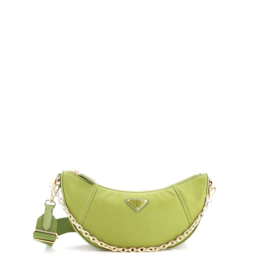 Prada Demi Lune Shoulder Bag Re-Nylon #263829P17B